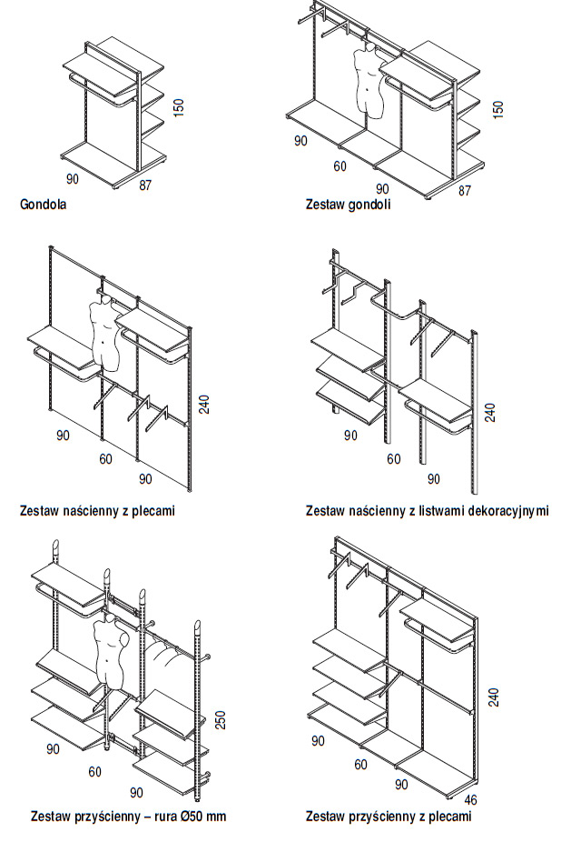 Akcesoria do mebli Universal